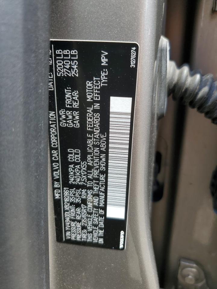 2011 Volvo Xc60 3.2 VIN: YV4940DLXB2182861 Lot: 62151935