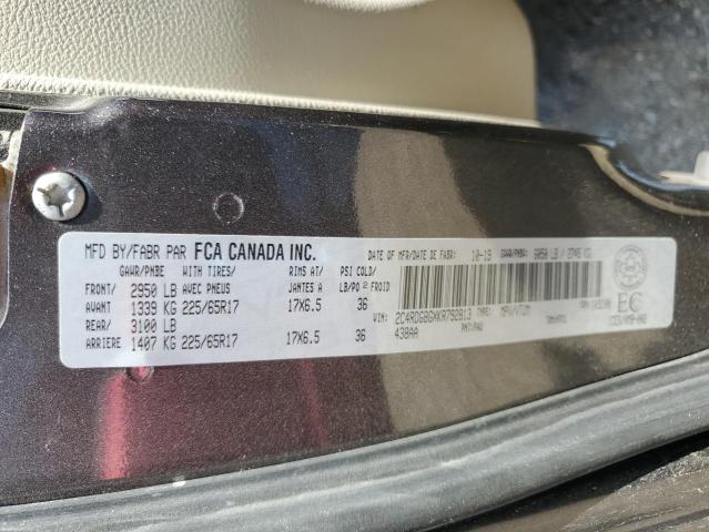 2019 DODGE GRAND CARAVAN SE  