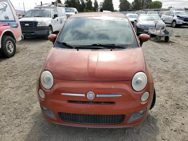  FIAT 500 2012 Pomarańczowy