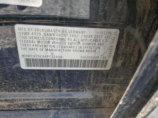 2006 VOLKSWAGEN PASSAT 3.6L SPORT  