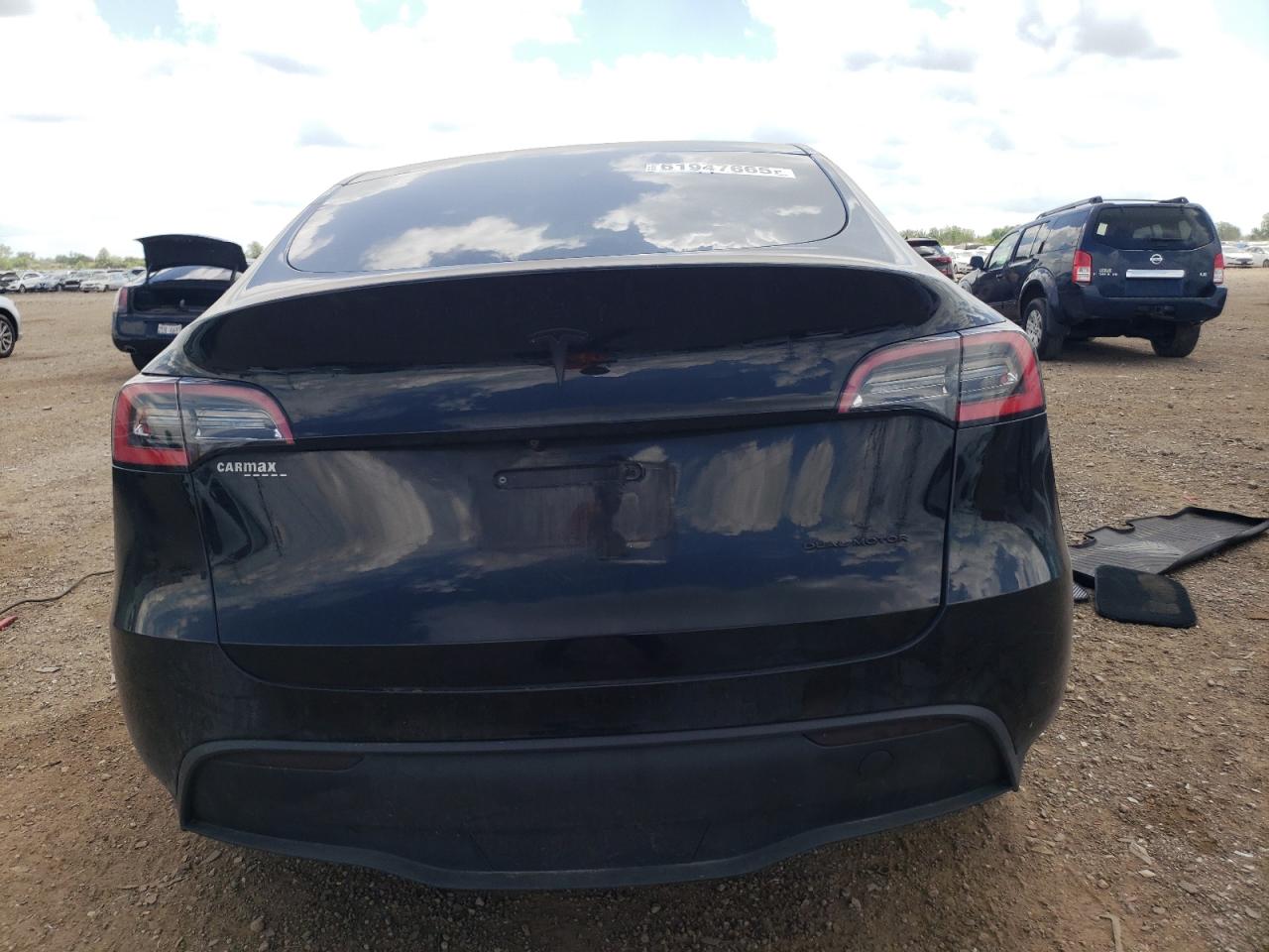 2020 Tesla Model Y VIN: 5YJYGDEE6LF048392 Lot: 61947665