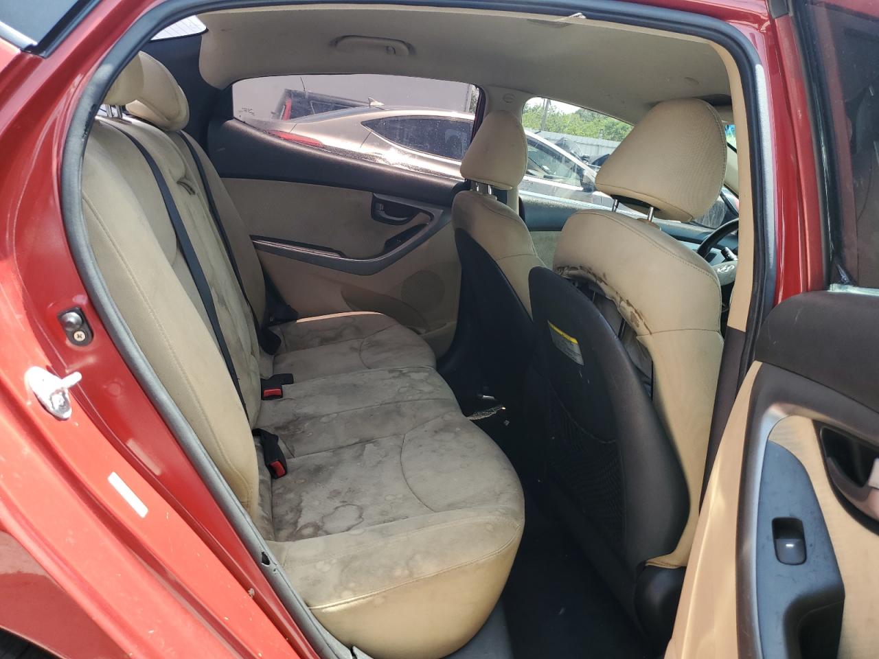 2012 Hyundai Elantra Gls VIN: KMHDH4AE5CU296606 Lot: 60137415