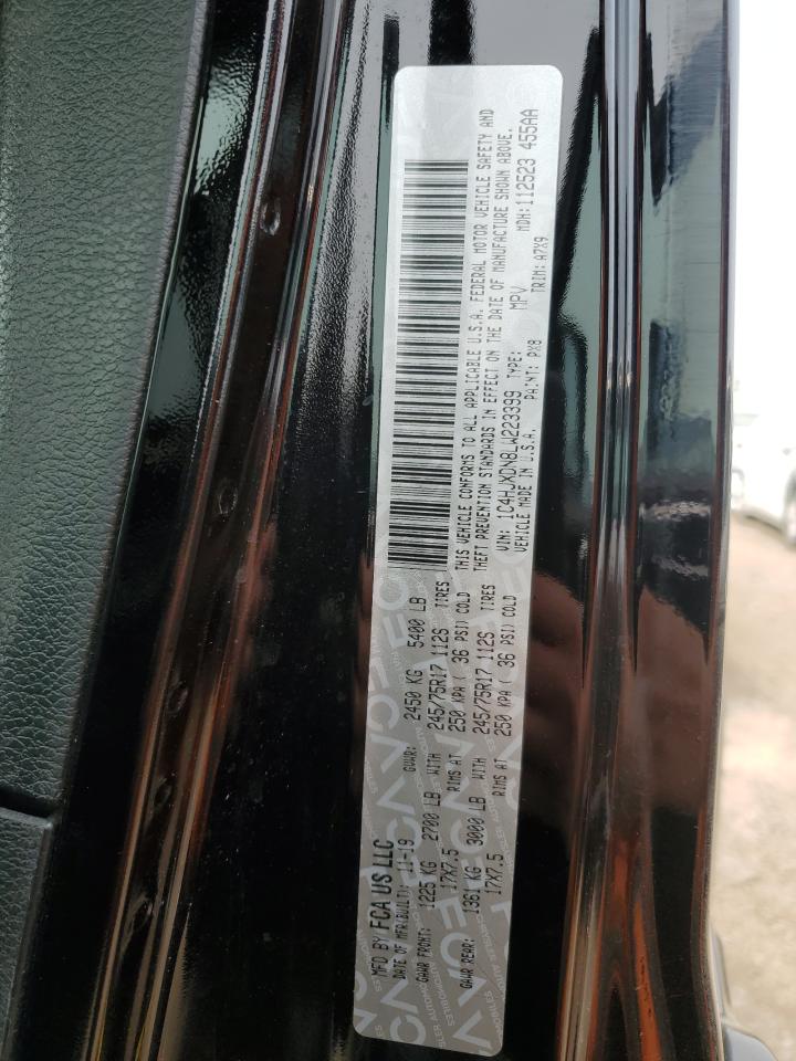2020 Jeep Wrangler Unlimited Sport VIN: 1C4HJXDN8LW223399 Lot: 58637215