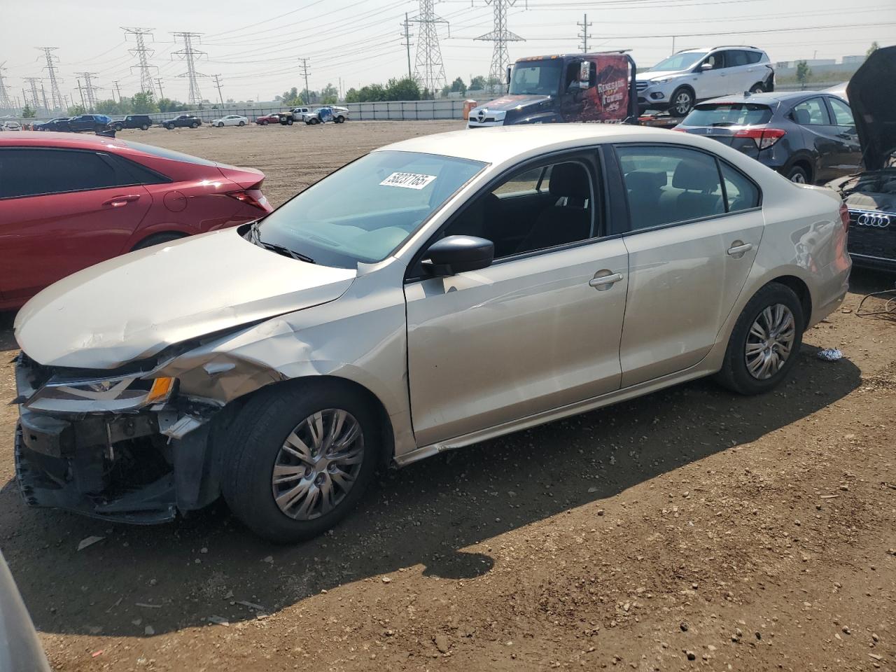2016 Volkswagen Jetta S na sprzedaż w Elgin, IL - Front End