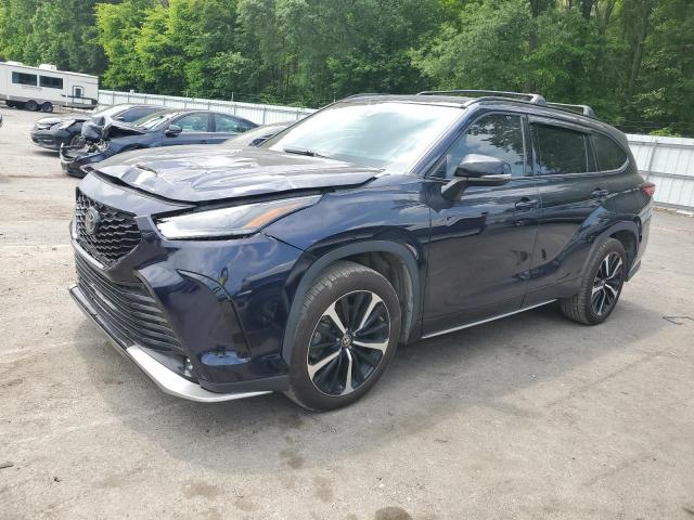  TOYOTA HIGHLANDER 2021 Granatowy