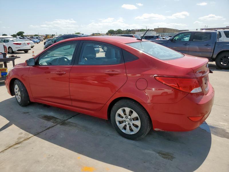  HYUNDAI ACCENT 2015 Czerwony