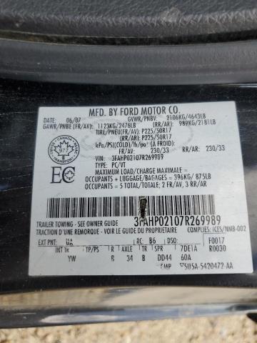2007 FORD FUSION SEL  