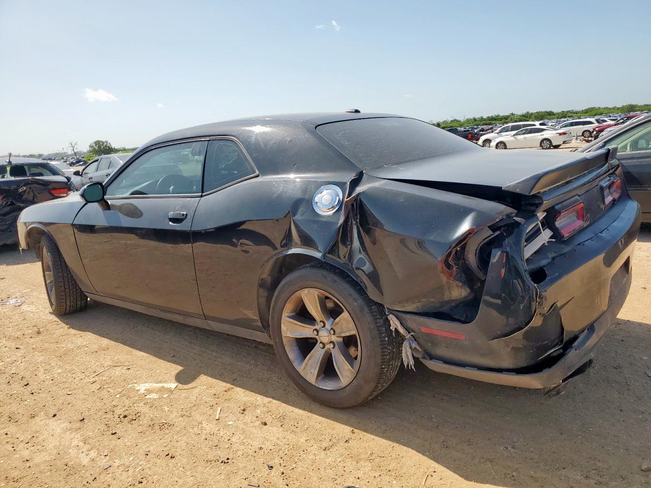 2016 Dodge Challenger Sxt black coupe flexible 2C3CDZAG4GH336973 photo #3