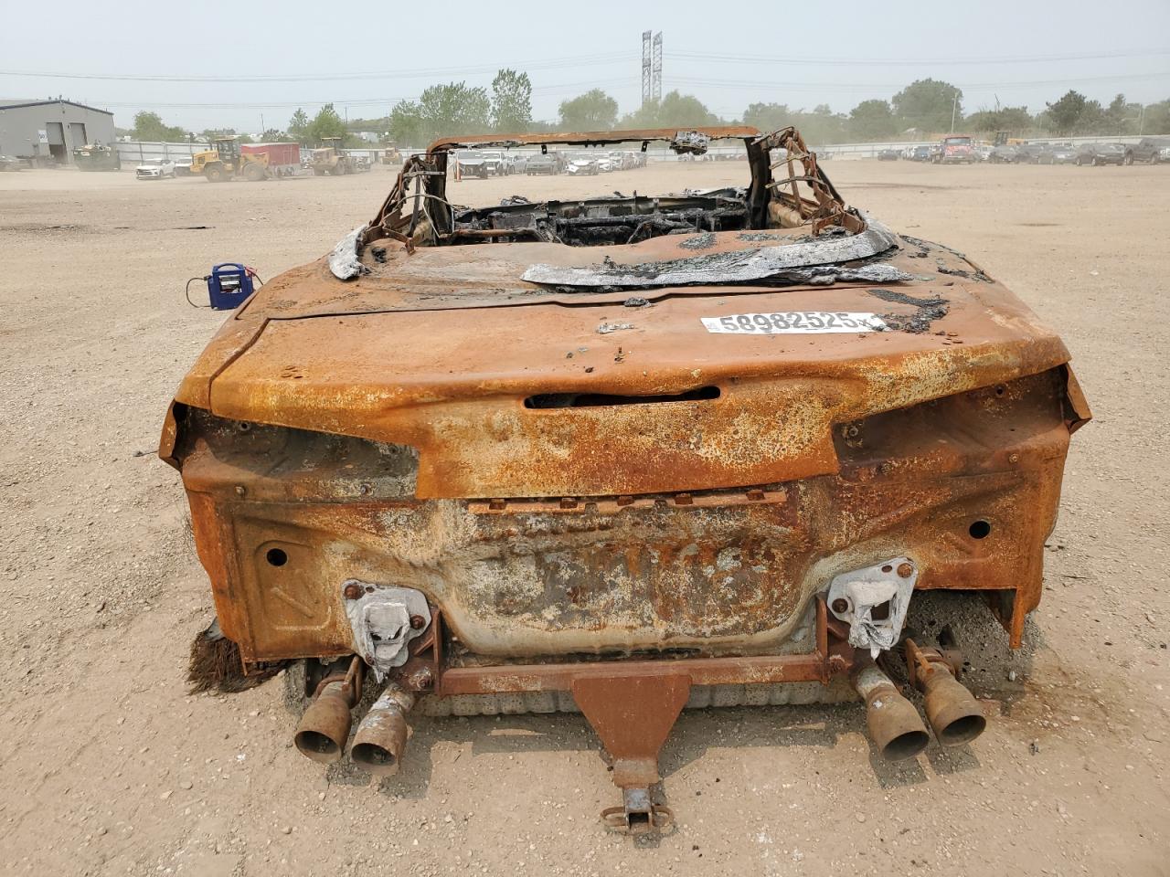 2018 Chevrolet Camaro Ss VIN: 1G1FH3D74J0176121 Lot: 58982525