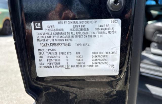 2002 GMC YUKON   