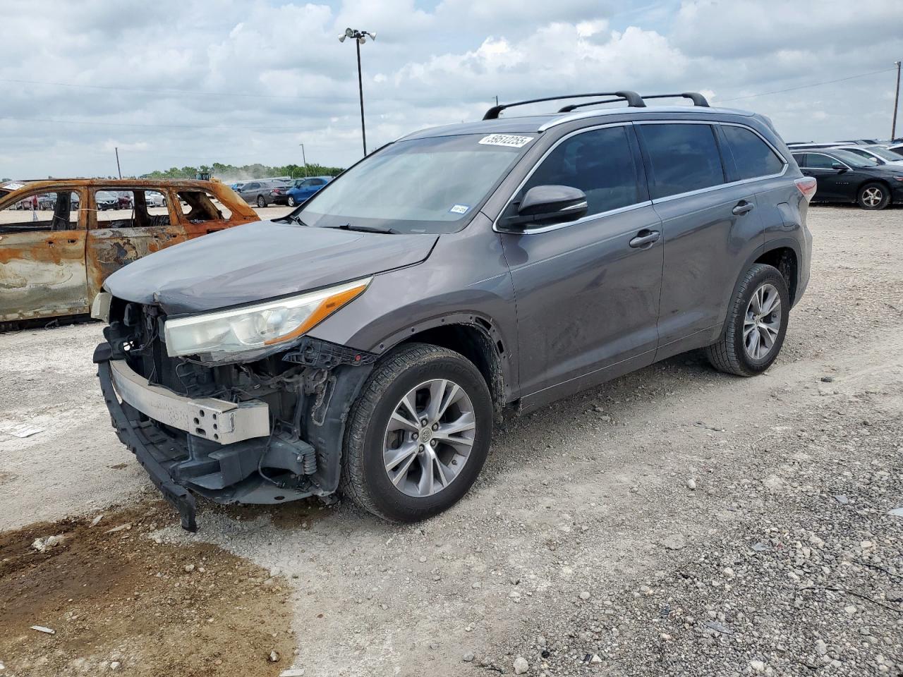 2015 Toyota Highlander Xle იყიდება Temple-ში, TX - Front End