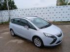 2013 VAUXHALL ZAFIRA TOU for sale at Copart CHESTER