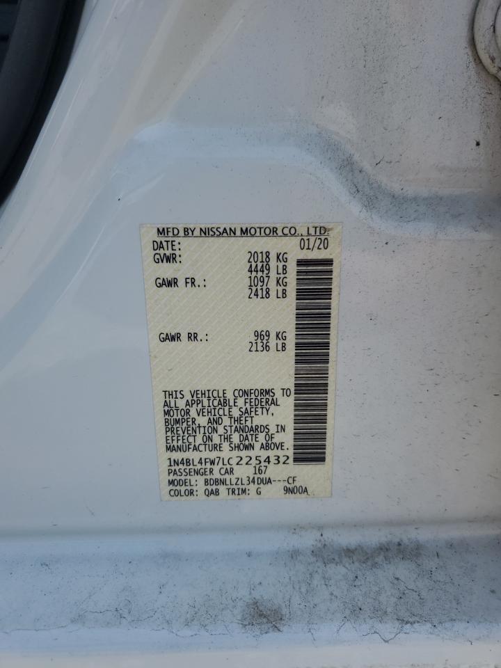 NISSAN ALTIMA 2020 VIN 1N4BL4FW7LC225432 photo 12