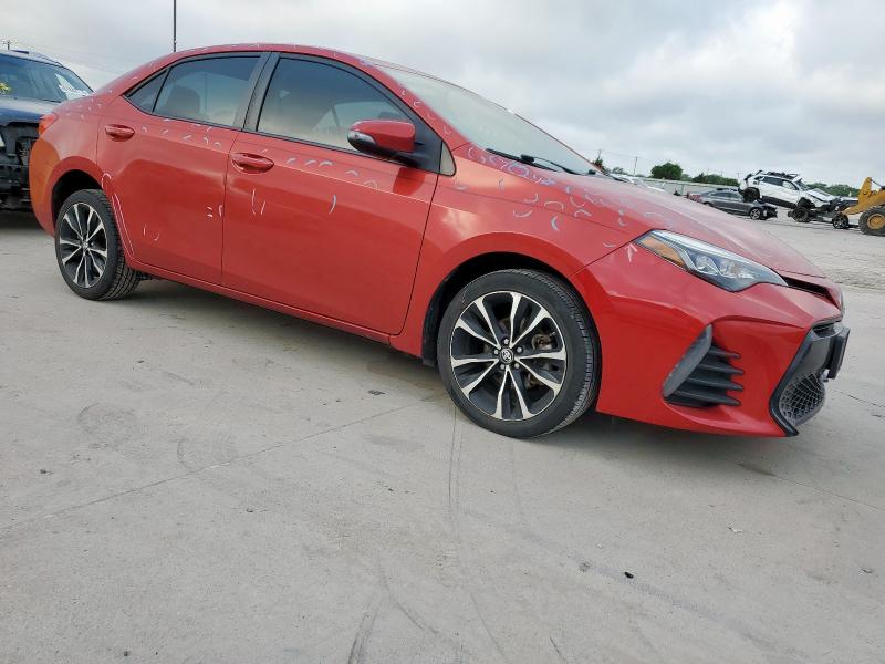  TOYOTA COROLLA 2019 Красный
