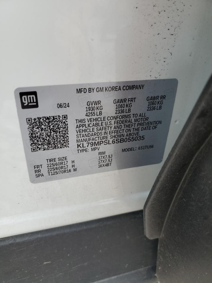 2025 Chevrolet Trailblazer Lt VIN: KL79MPSL6SB055035 Lot: 59258195