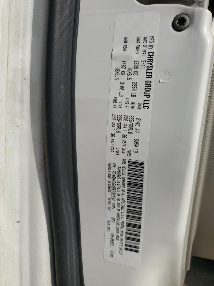 2011 Dodge Grand Caravan Express VIN: 2D4RN4DGXBR732137 Lot: 62862055