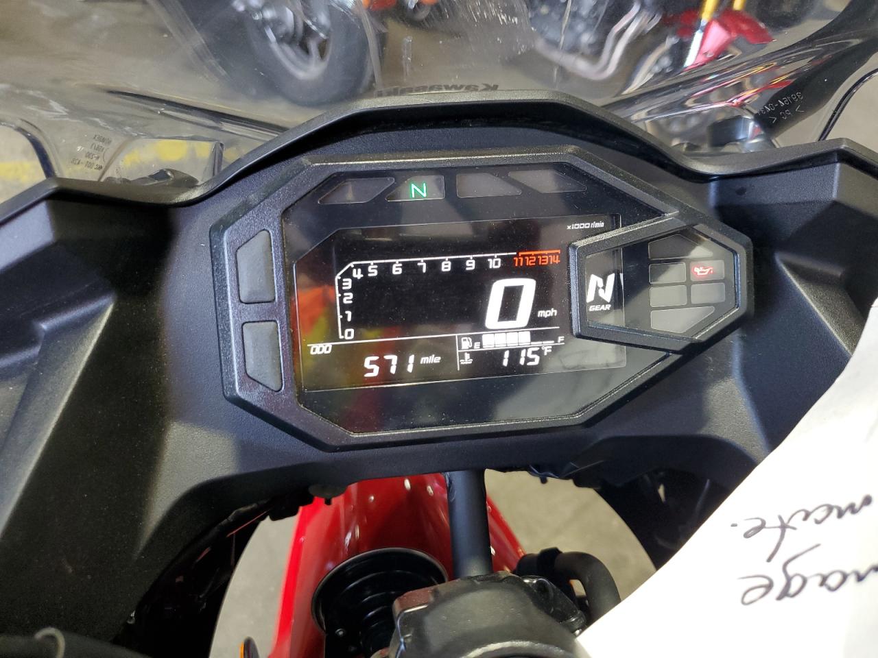 2025 Kawasaki Ex500 VIN: ML5EXGG11SDA56224 Lot: 59360265