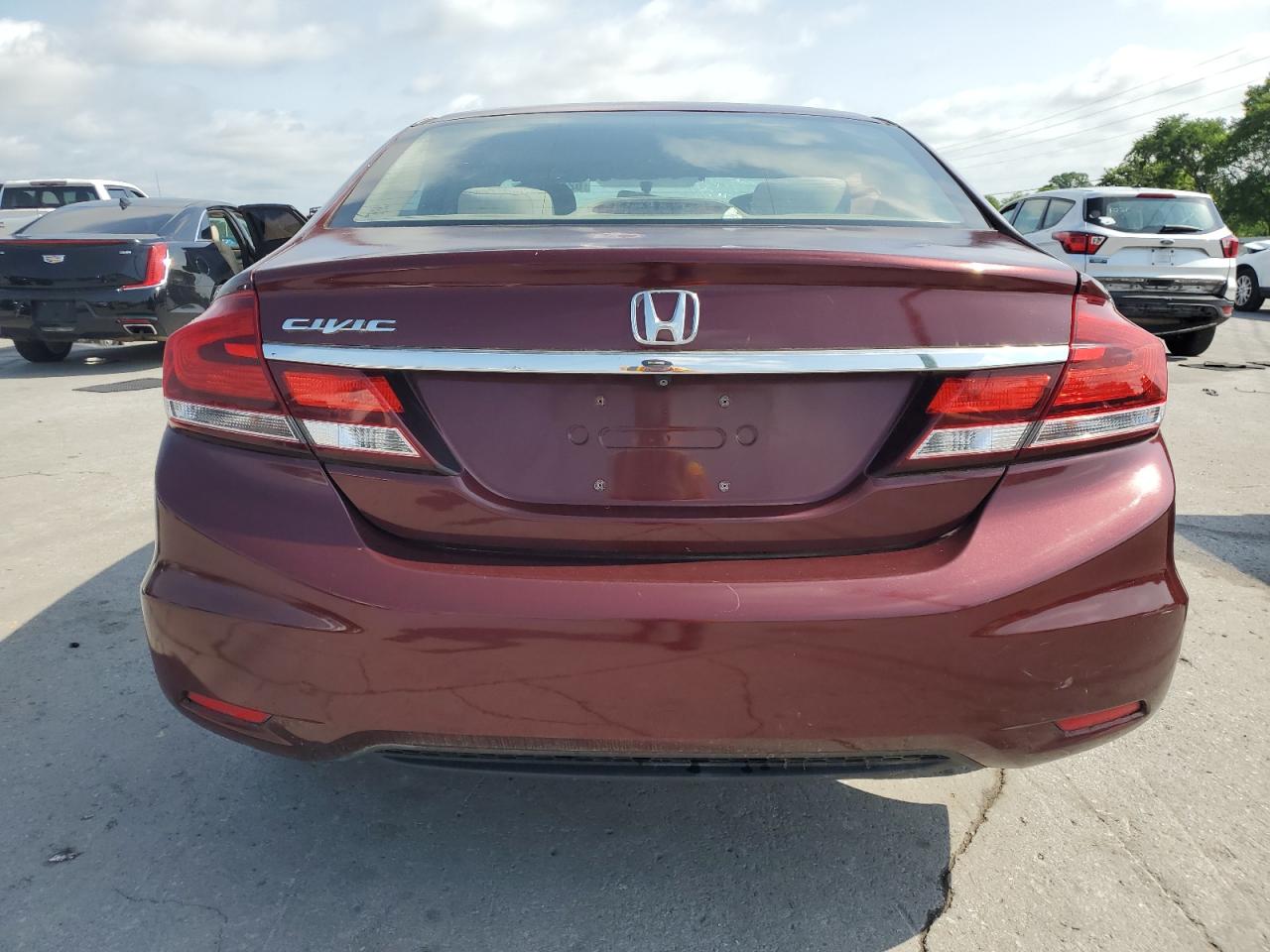 2014 Honda Civic Lx VIN: 19XFB2F53EE053325 Lot: 62477215