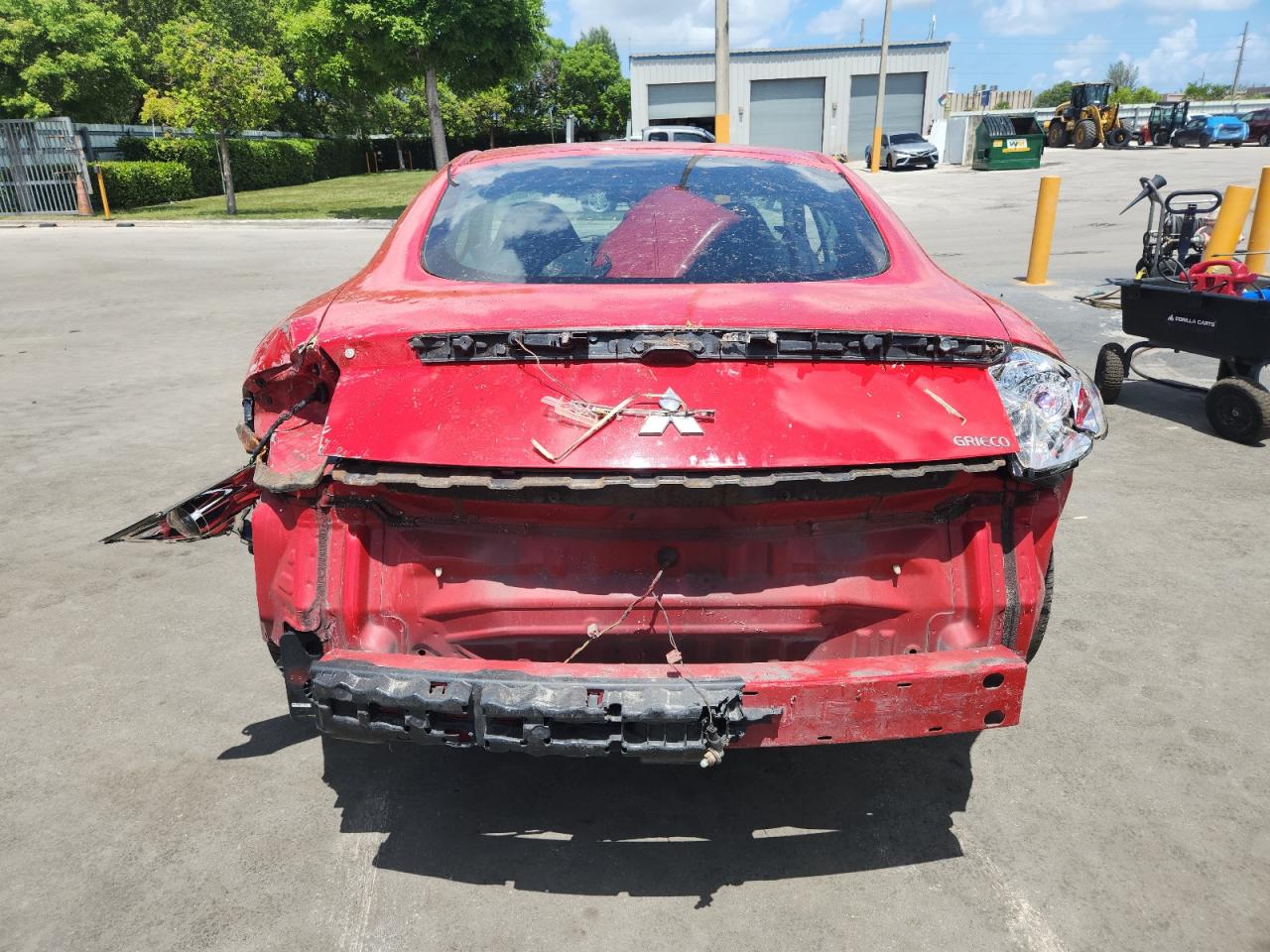 2007 Mitsubishi Eclipse Gs VIN: 4A3AK24F37E059417 Lot: 61283135