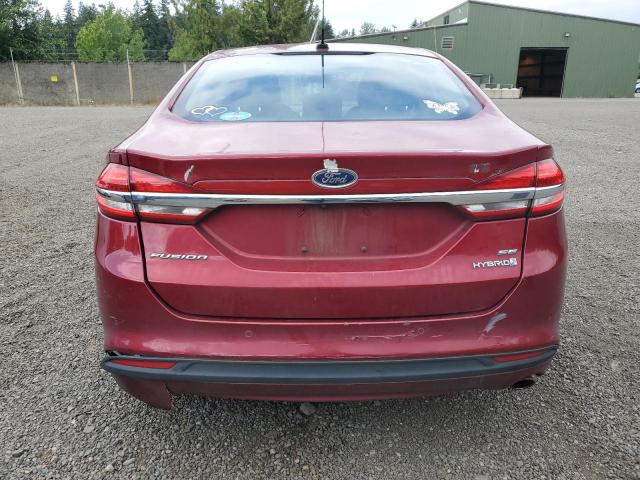  FORD FUSION 2017 Czerwony