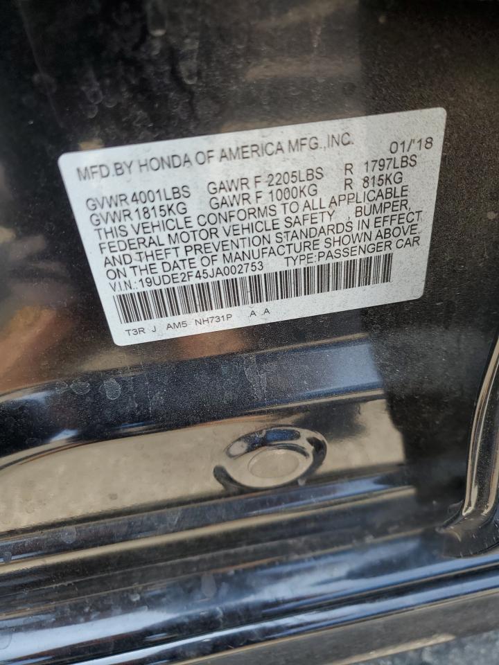 2018 Acura Ilx Special Edition VIN: 19UDE2F45JA002753 Lot: 62501455