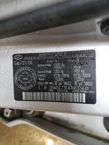 2007 HYUNDAI SANTA FE GL  