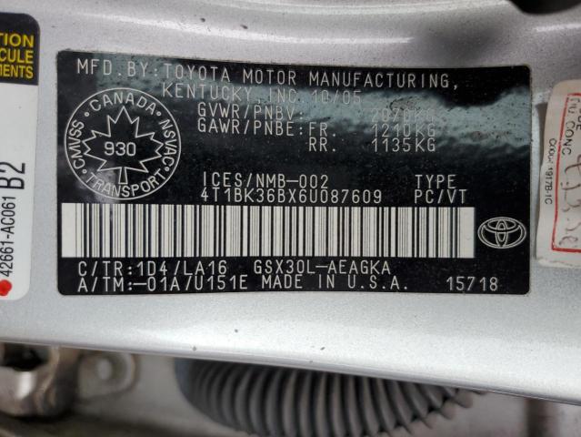 2006 TOYOTA AVALON XL  