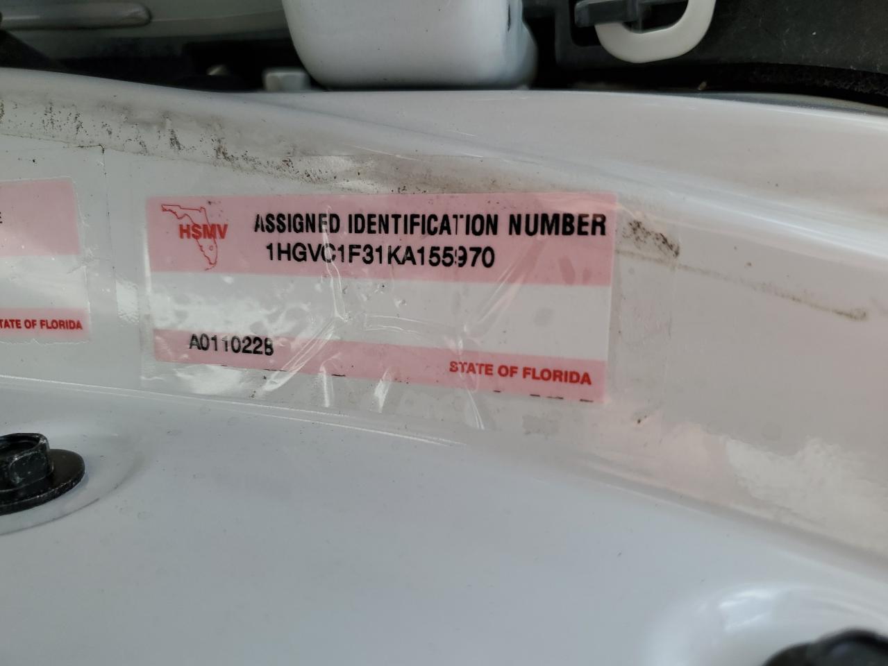 1HGCV1F31KA155970 HONDA ACCORD 2019