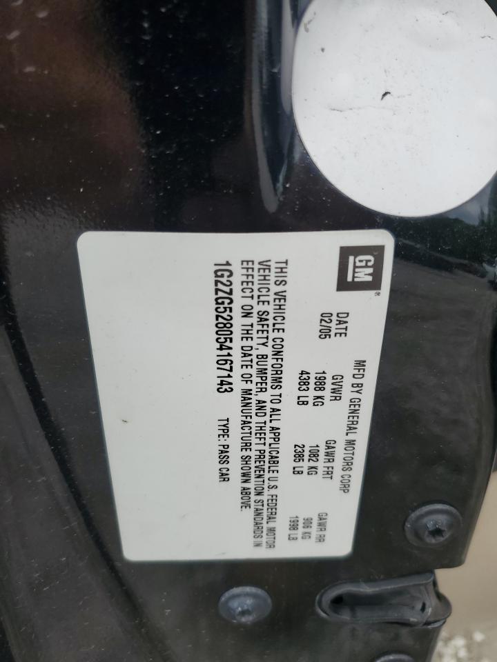 2005 Pontiac G6 VIN: 1G2ZG528054167143 Lot: 61579245
