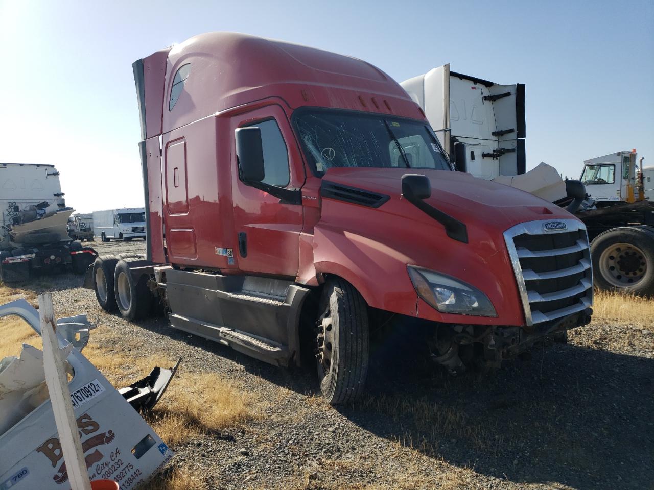 2019 Freightliner Cascadia 126 Semi Truck იყიდება Sacramento-ში, CA - Undercarriage