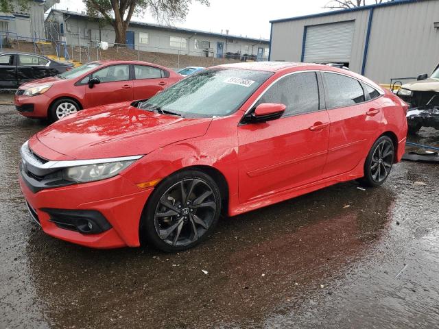  HONDA CIVIC 2017 Czerwony