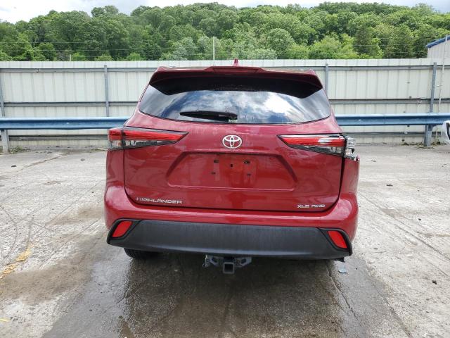  TOYOTA HIGHLANDER 2021 Red