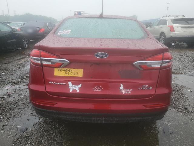  FORD FUSION 2019 Czerwony