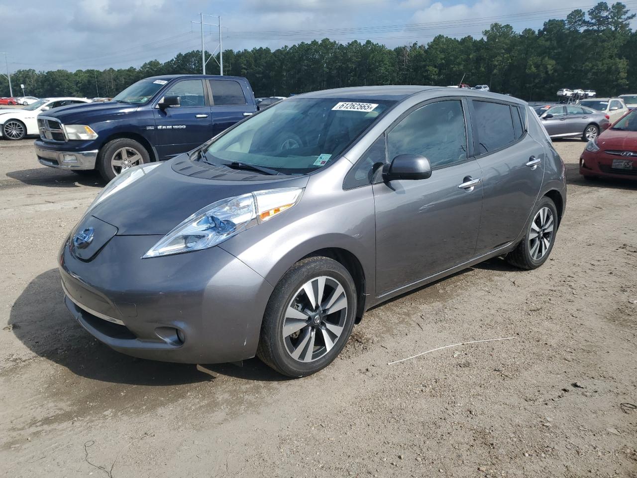 2015 Nissan Leaf S   na sprzedaż w Greenwell Springs, LA - Mechanical