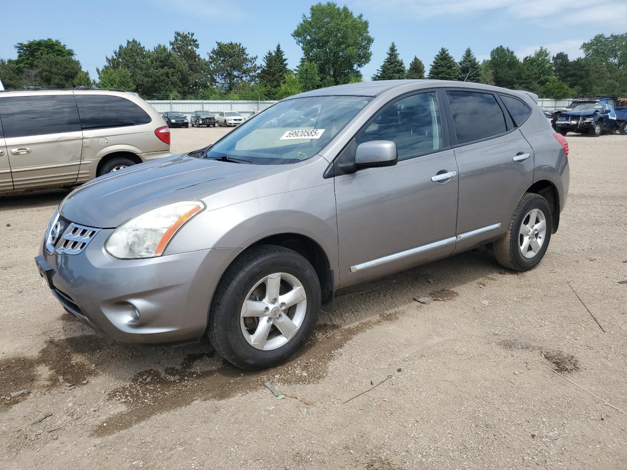2013 Nissan Rogue S de vânzare în Elgin, IL - Front End