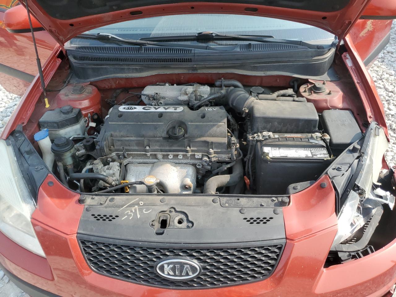 2009 Kia Rio Base VIN: KNADE223496500739 Lot: 58975395