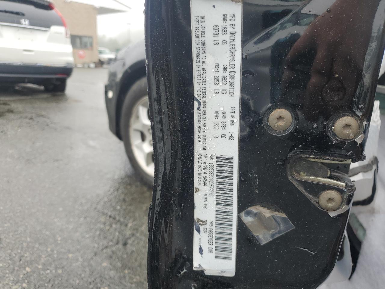 2002 Dodge Neon Es VIN: 1B3ES56C02D577803 Lot: 58838175