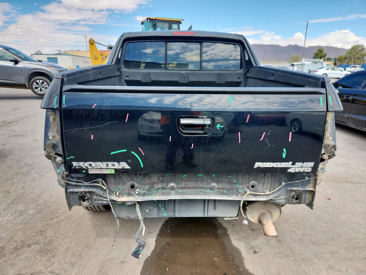 2013 Honda Ridgeline Rtl VIN: 5FPYK1F52DB008024 Lot: 61977725