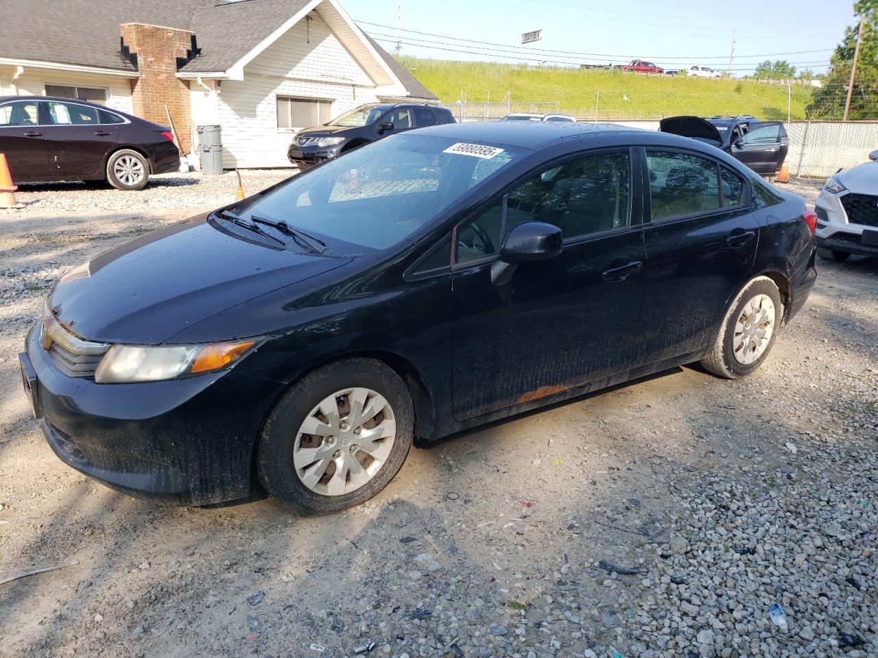 2012 Honda Civic Lx de vânzare în Northfield, OH - Mechanical