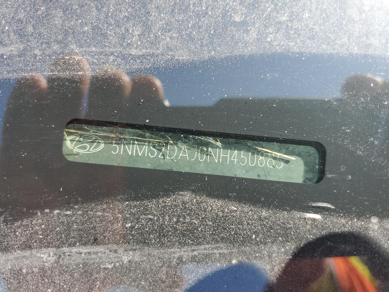 2022 Hyundai Santa Fe Sel VIN: 5NMS2DAJ0NH450885 Lot: 62377105