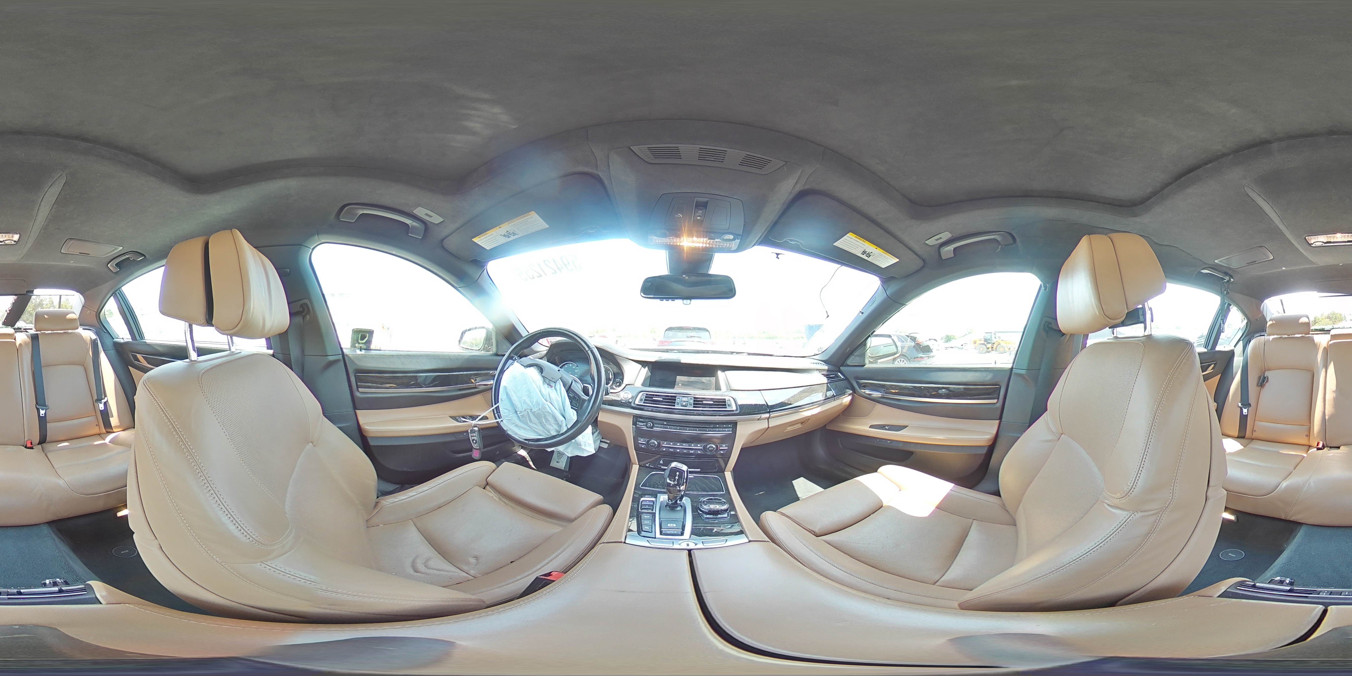 2015 BMW 750 Lxi VIN: WBAYF8C54FG245534 Lot: 59421255