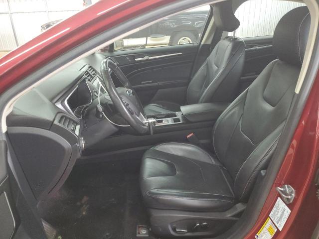 Sedans FORD FUSION 2017 Czerwony