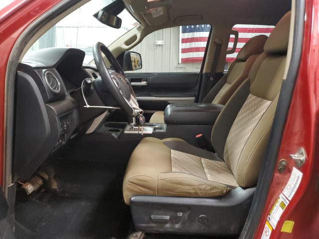  TOYOTA TUNDRA 2018 Czerwony