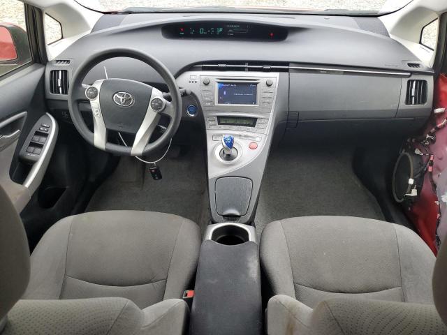 Hatchbacks TOYOTA PRIUS 2014 Czerwony