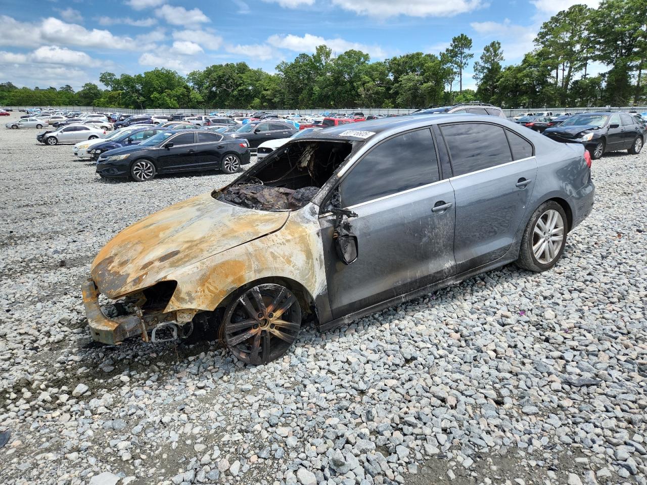 2015 Volkswagen Jetta Sel na sprzedaż w Byron, GA - Burn - Engine