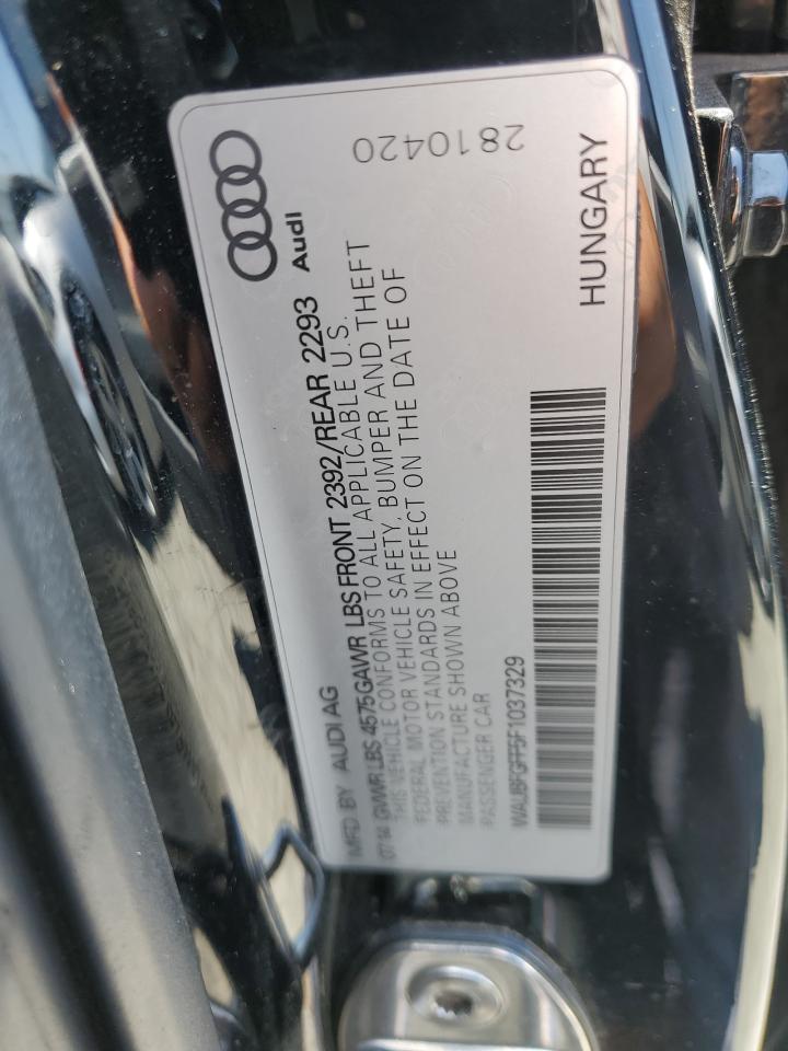 2015 Audi A3 Premium VIN: WAUBFGFF5F1037329 Lot: 61362785