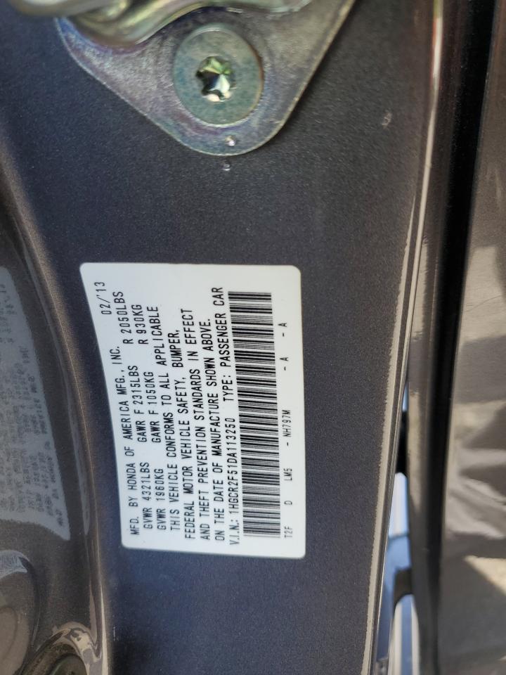 HONDA ACCORD 2013 VIN 1HGCR2F51DA113250 фото 13