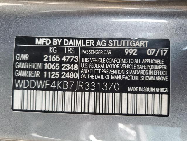 2018 MERCEDES-BENZ C 300 4MATIC  