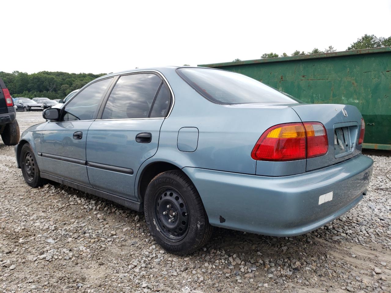 HONDA CIVIC 2000 VIN 1HGEJ6675YL038622 фото 2