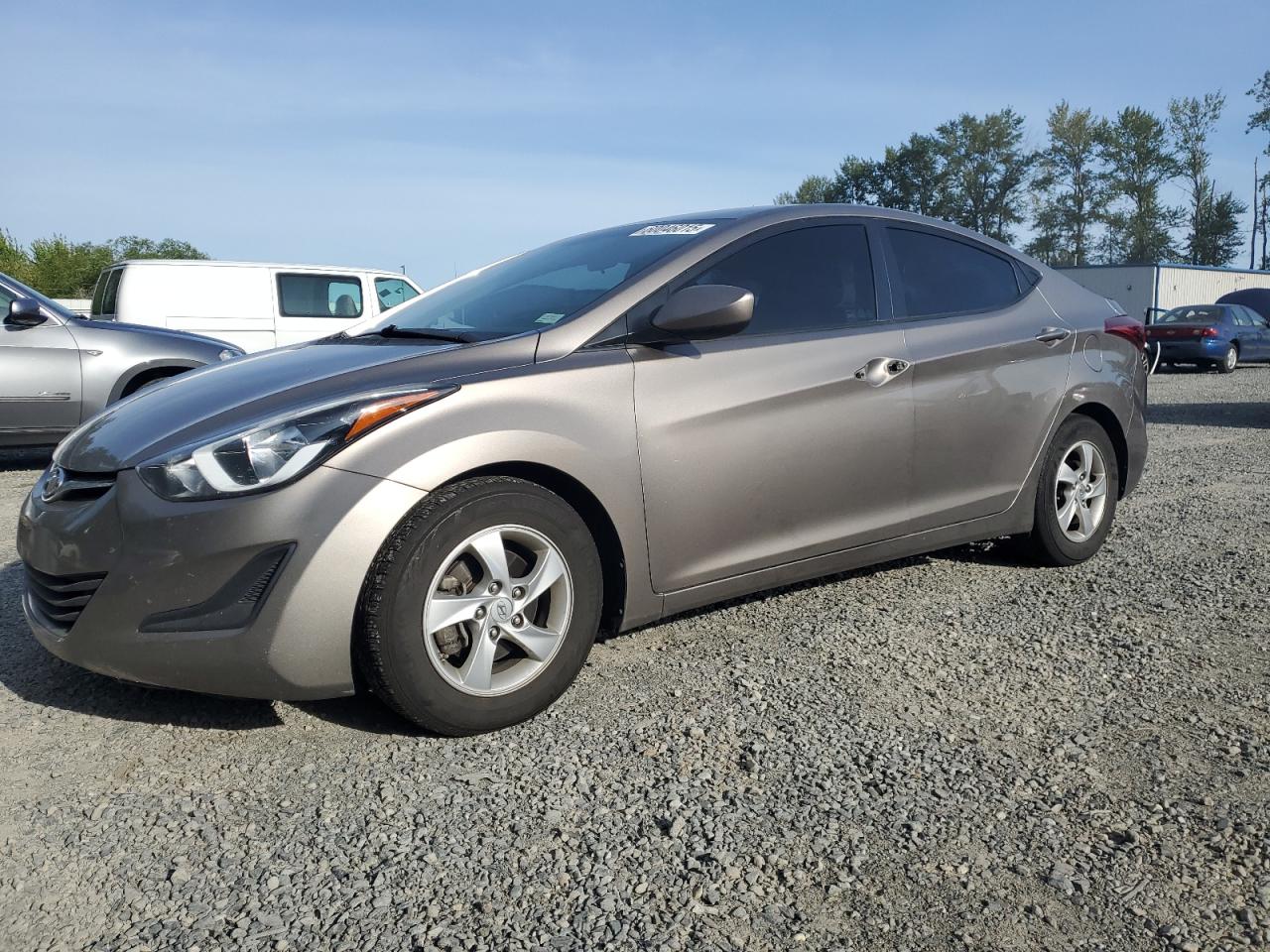 2014 Hyundai Elantra Se იყიდება Arlington-ში, WA - Vandalism